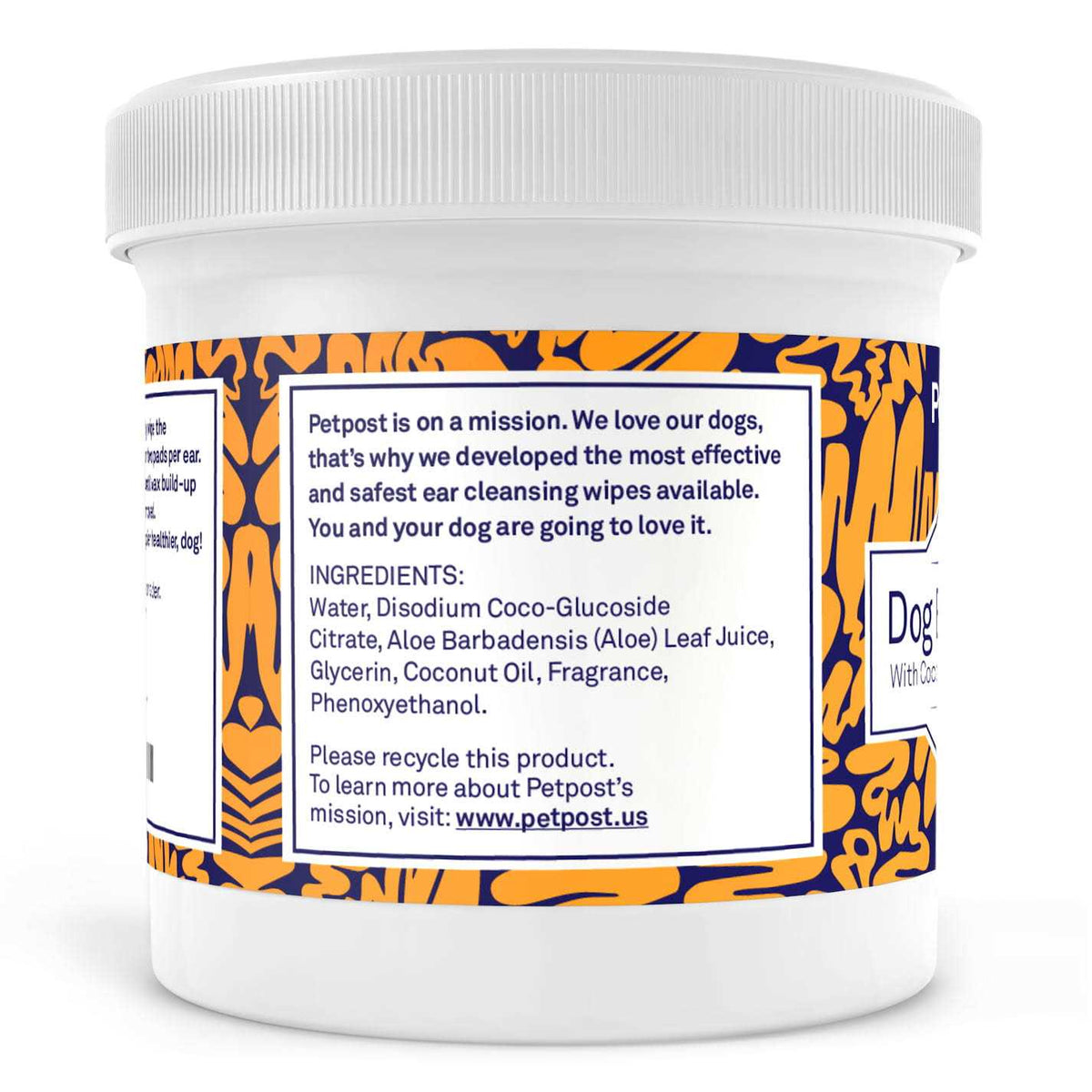 Coconut Oil Ear Cleaner Wipes I605427