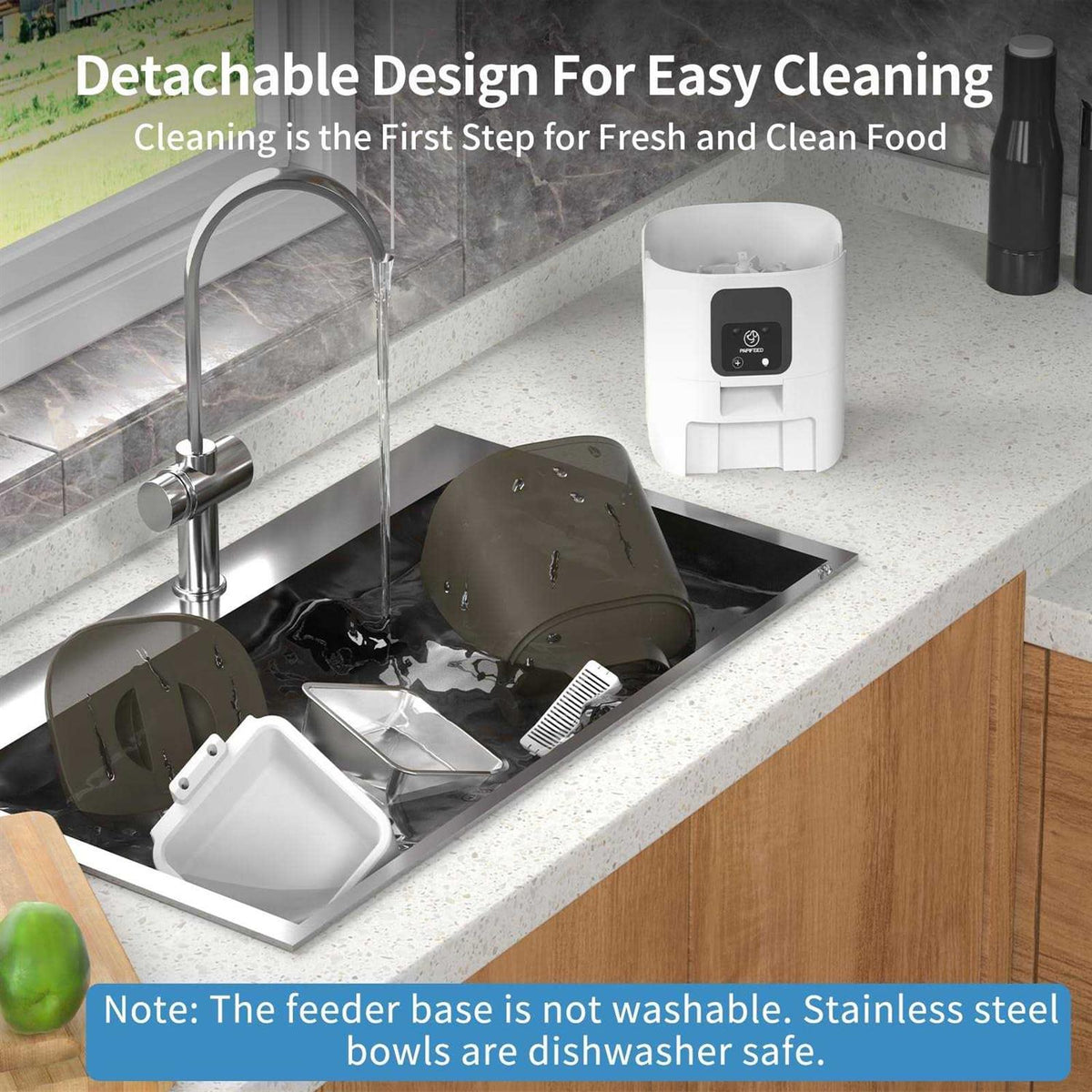 Automatic Cat Feeder with Slow Feeding Mode D126889