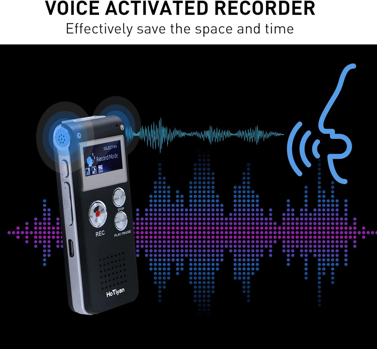 8GB Voice Activated Recorder Pack of 2 Z75575