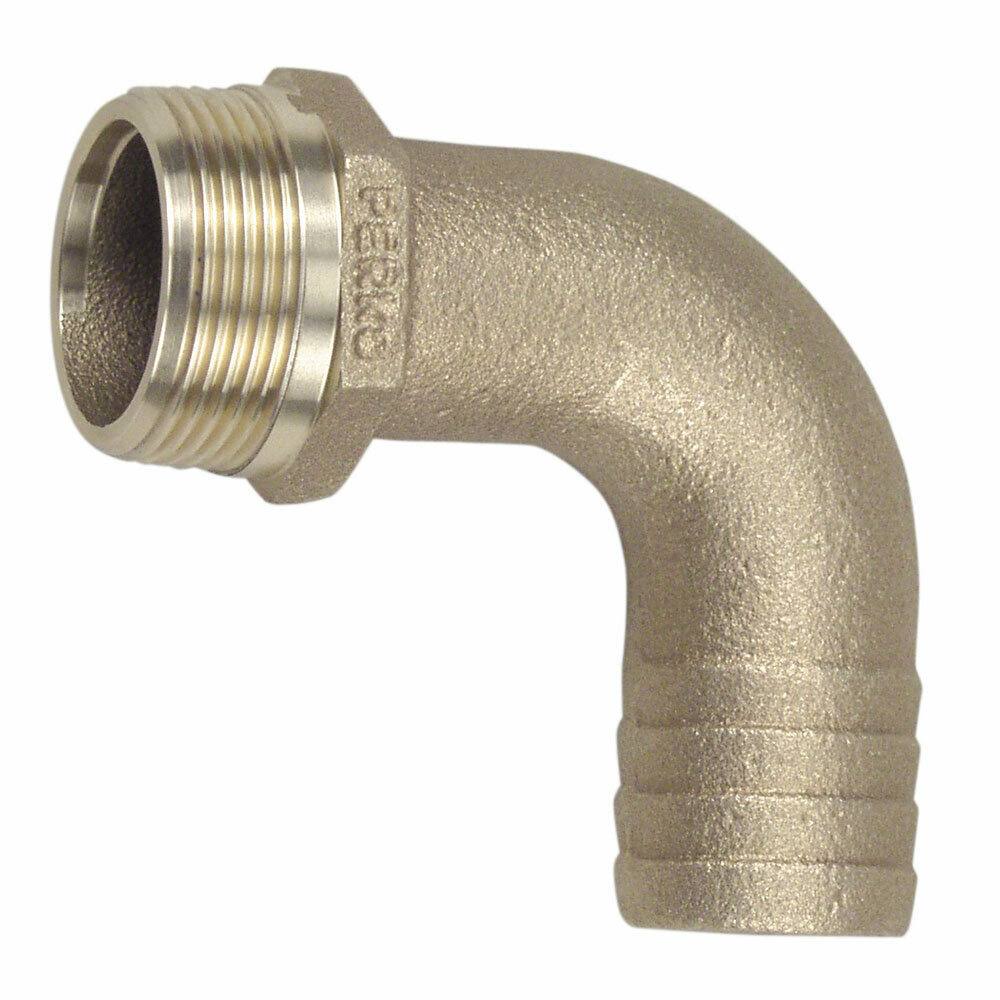 1-1/2x22 Pipe to Hose Adapter 90 Degree Bronze D5968