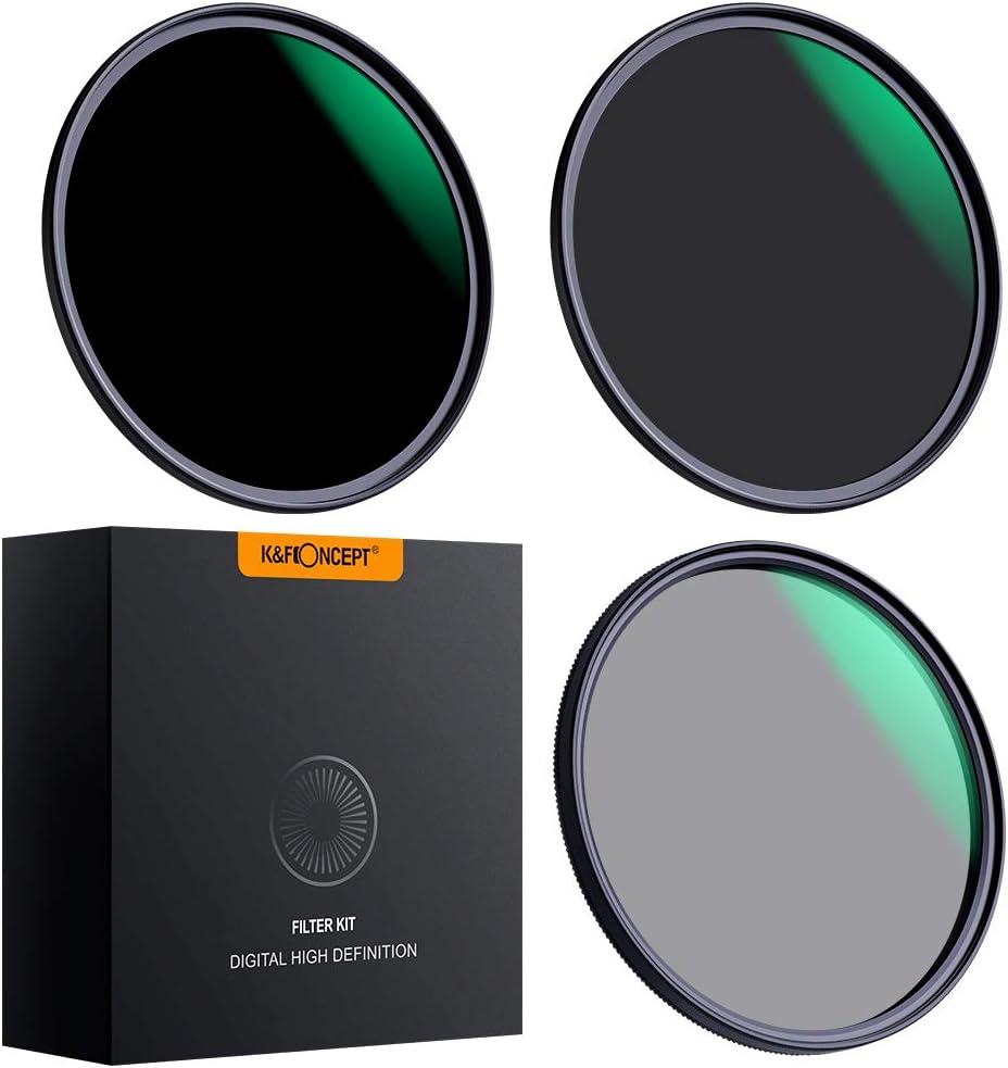 37mm ND8 ND64 CPL Circular Polarizer Filter Kit with Multi-Layer Coatings Pack of 2 U88907