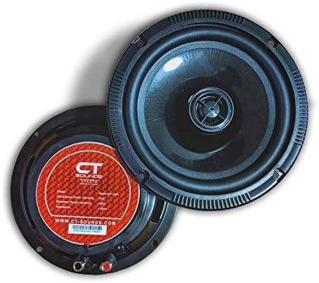 6.5” 240 Watt 2-Way Weatherproof Coaxial Car Speakers, Pair Pack of 2 I539331