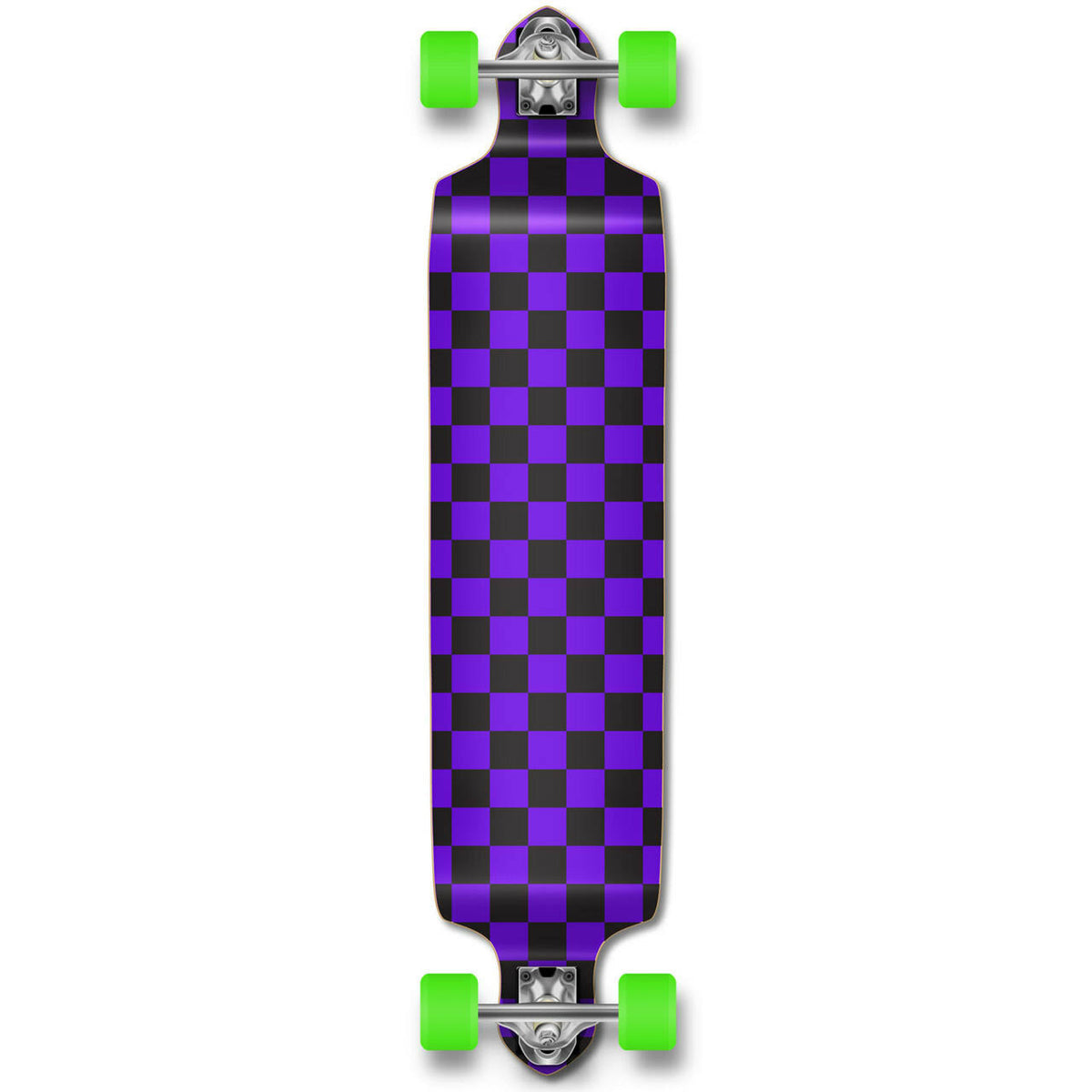 Checker Purple Drop Down Longboard Complete D287719