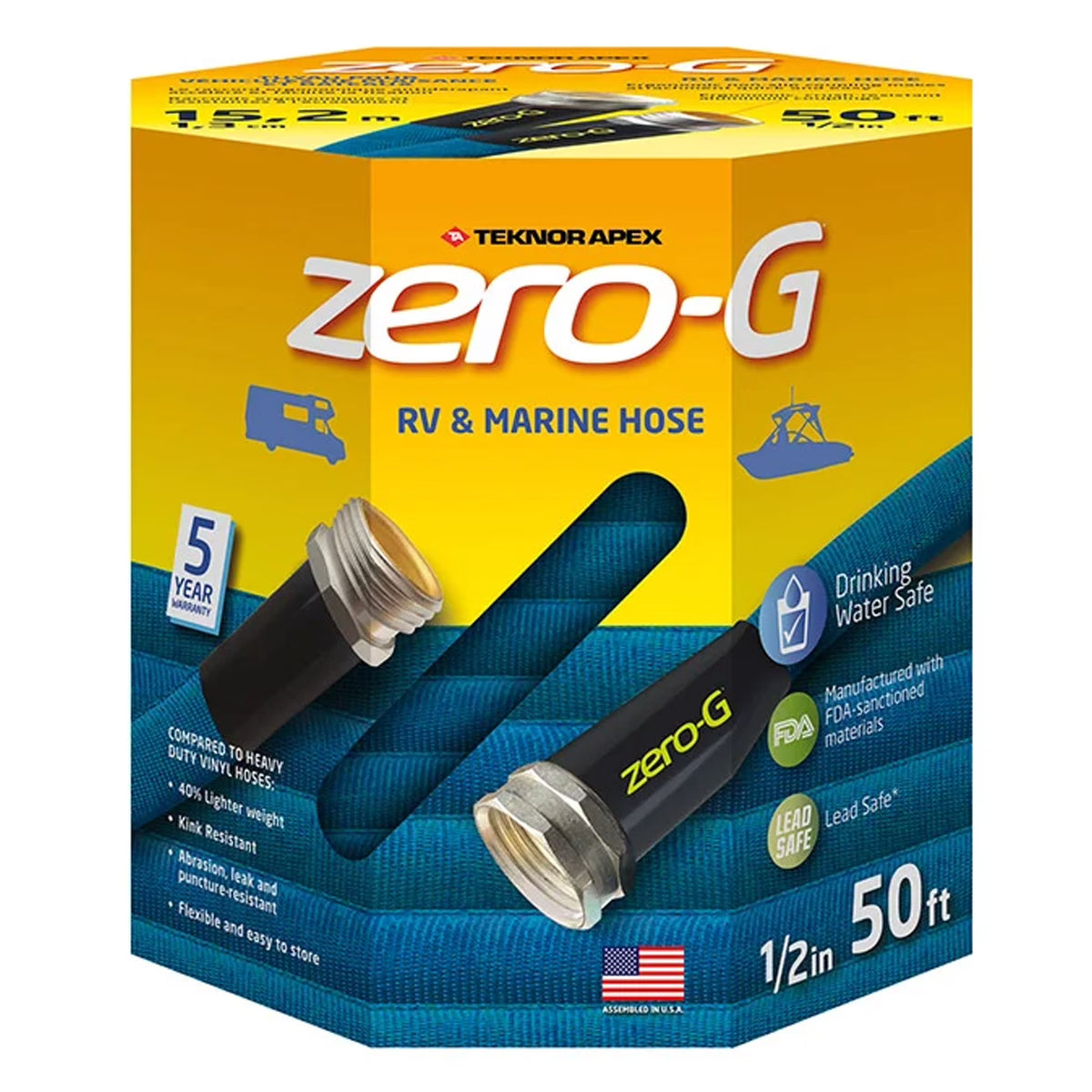 1/2' X 50' Hose for ATV and Boats Y2660