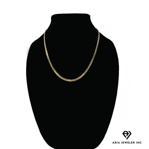 14k Bonded Gold Necklace with Designer Bag Pendant J1119