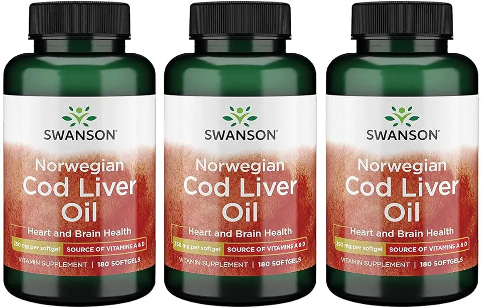 Cod Liver Oil 350mg Softgels 3 Pack O592113
