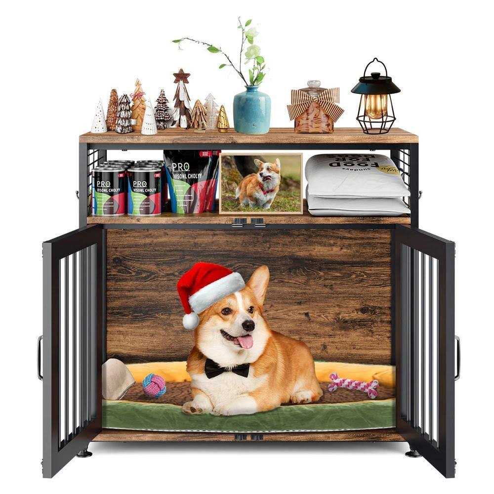 41 in. Heavy Duty Dog Crate Furniture D992931
