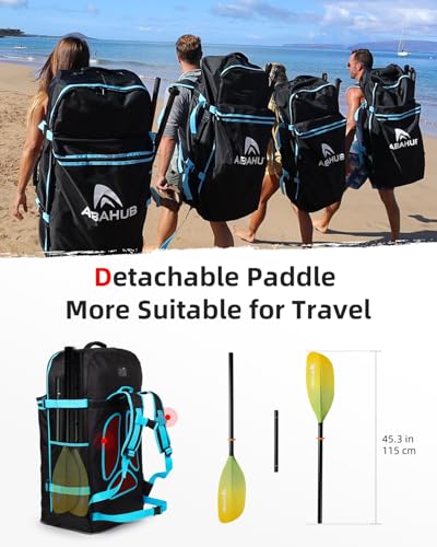 Adjustable Kayak Paddle 210-230 cm Black F44651