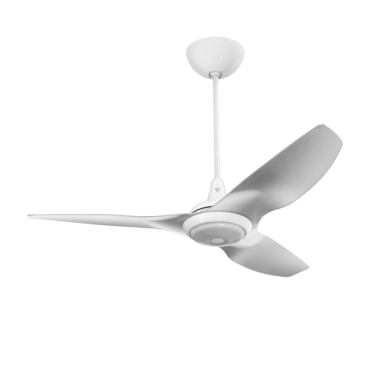 52 Ceiling Fan with Brushed Aluminum Blades and White Finish Z649576