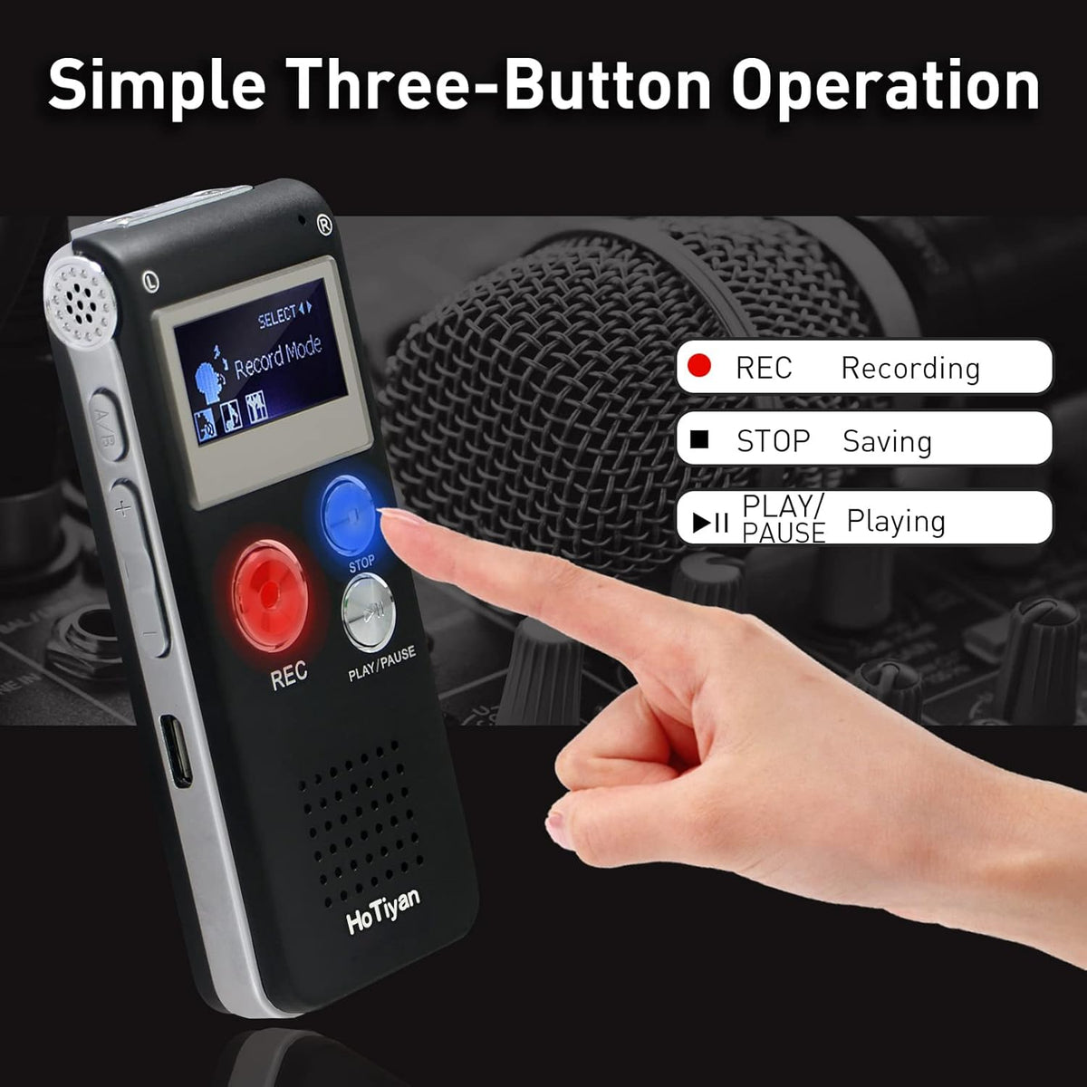 8GB Voice Activated Recorder Pack of 2 Z75575