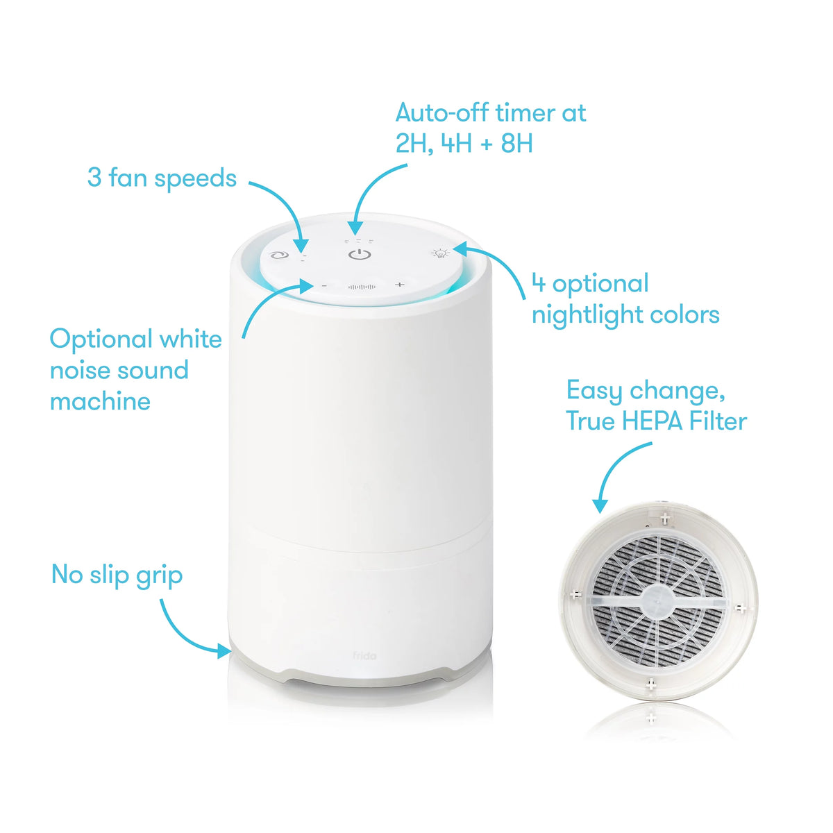 3-in-1 Air Purifier, Sound Machine, and Nightlight C9795