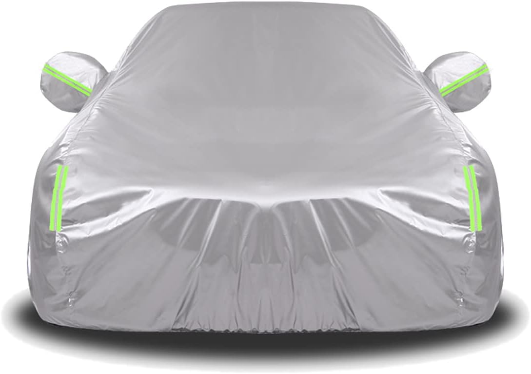 All Weather Waterproof Full Car Cover with Mirror Pockets H216