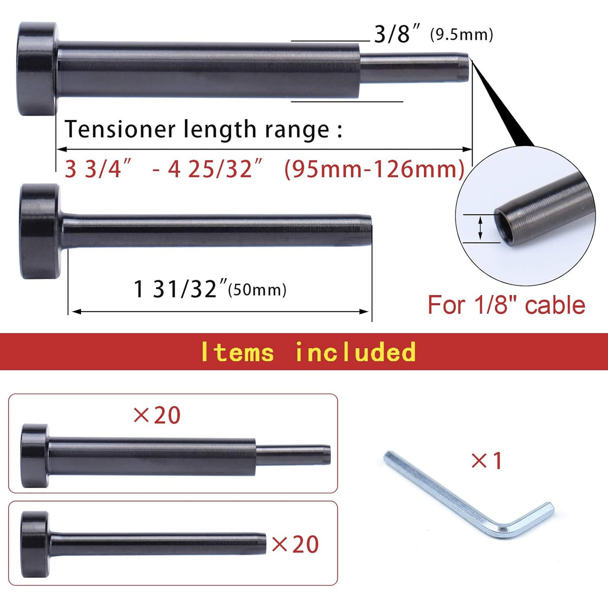 Black Cable Railing Kit T316 Stainless Steel X26247
