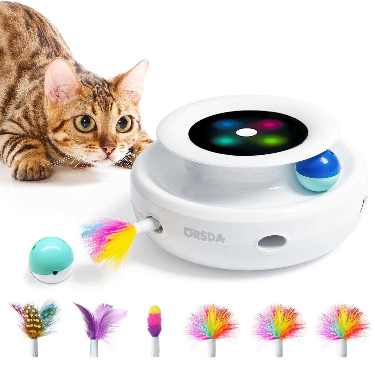2-in-1 Interactive Cat Toys Z4699