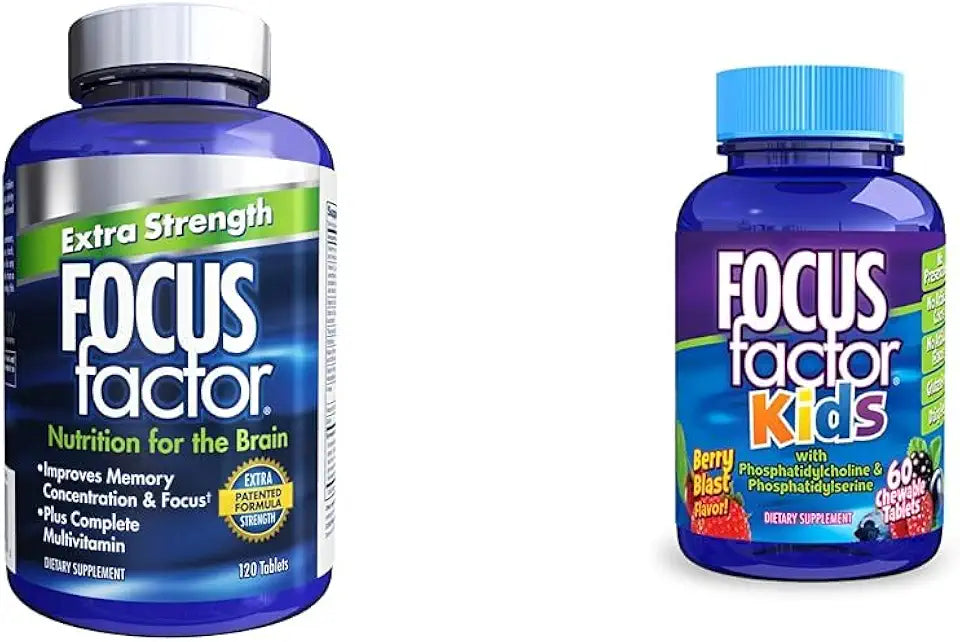 120 Count Brain Supplement and 60 Count Chewable Multivitamin Z57114