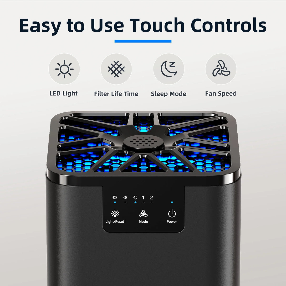 Black HEPA Air Purifier I608898