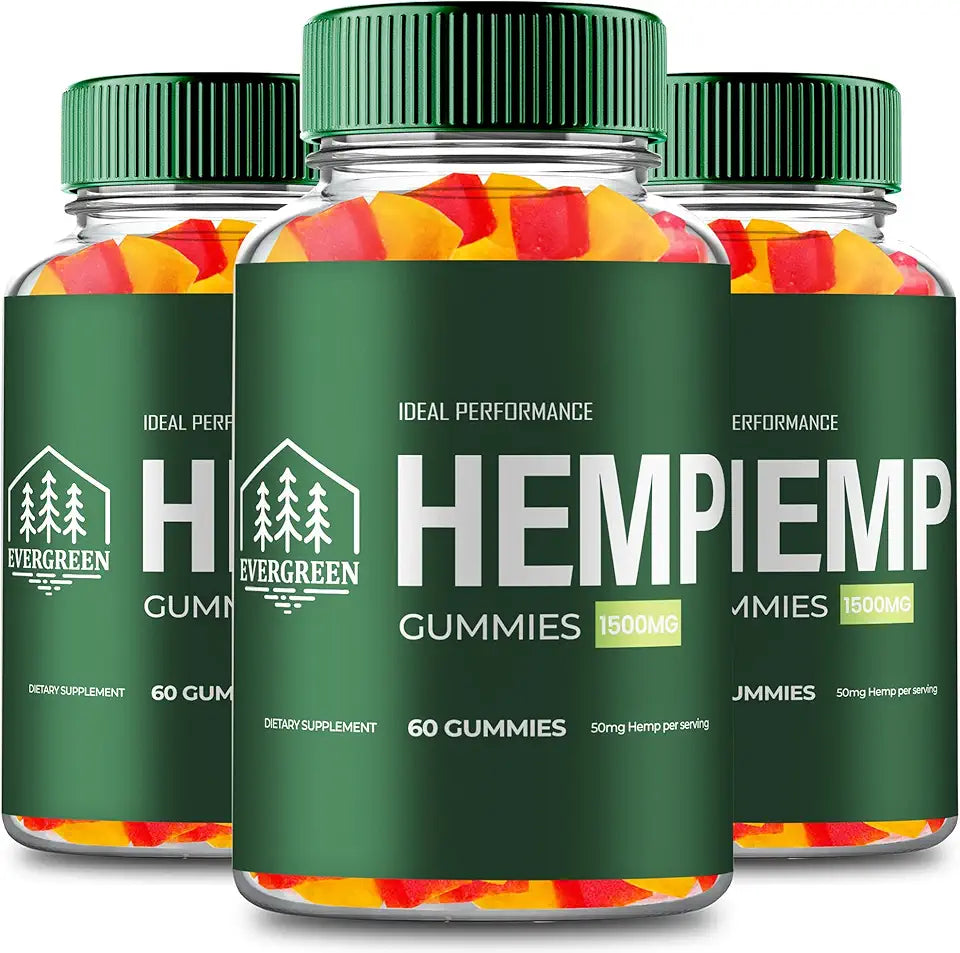 All Natural Hemp Gummies 3 Pack O348576