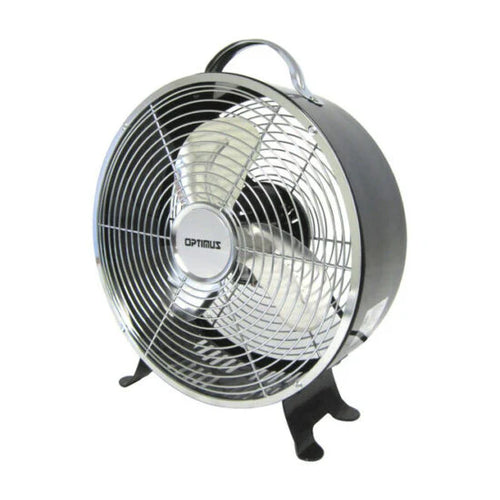 10'' Black Metal Drum Fan Q6336