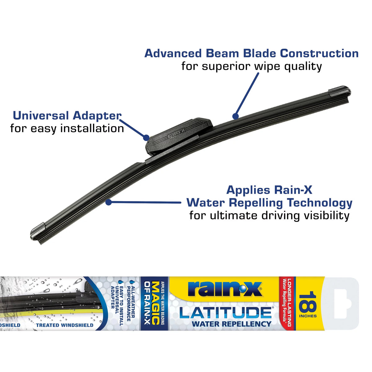 18 2-in-1 Windshield Wiper Blade Q494070