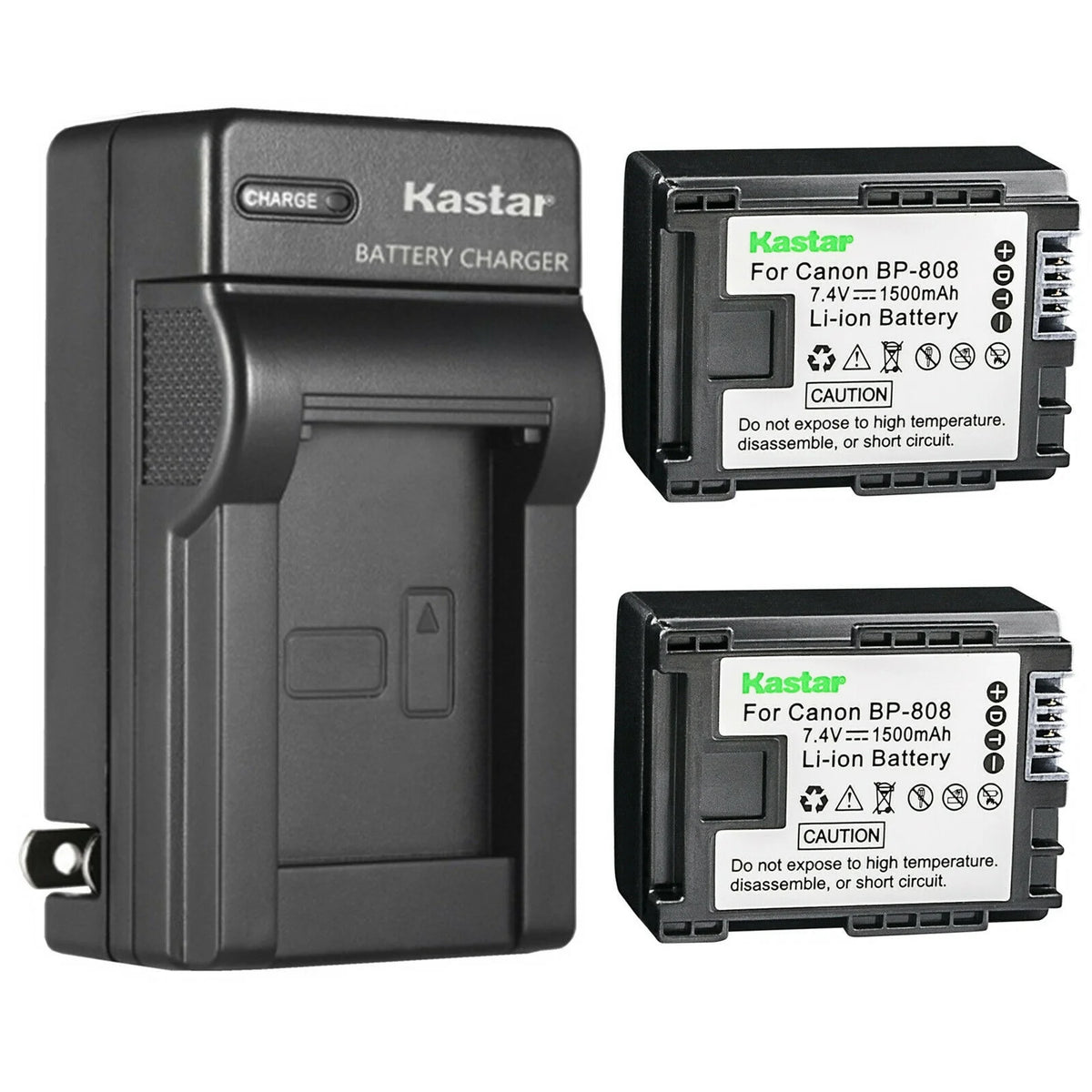 2-Pack Battery and AC Wall Charger B8361