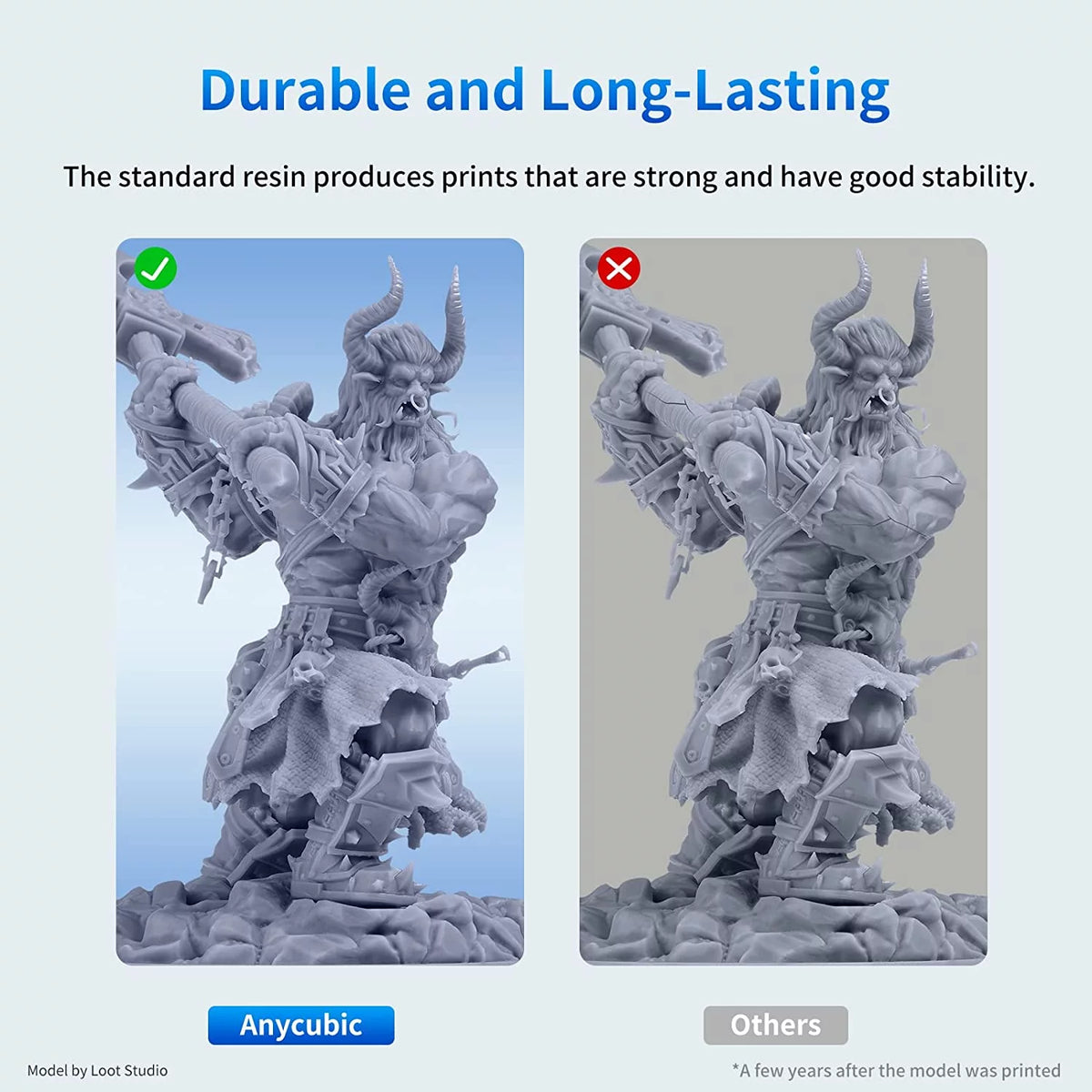 405nm UV Resin for LCD 3D Printer Gray 2kg B1884