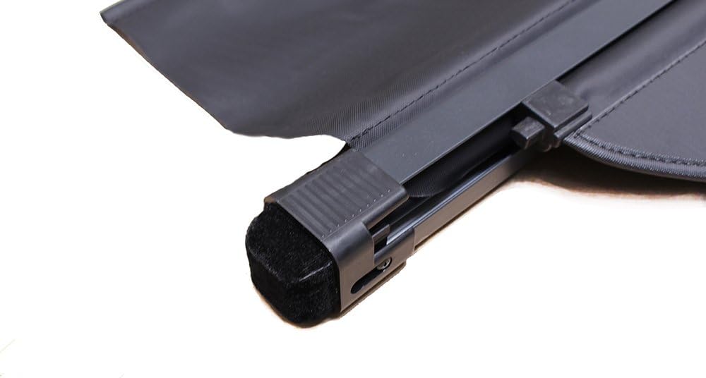 Black Cargo Cover Tonneau Anti Theft Shield Pack of 2 H702202