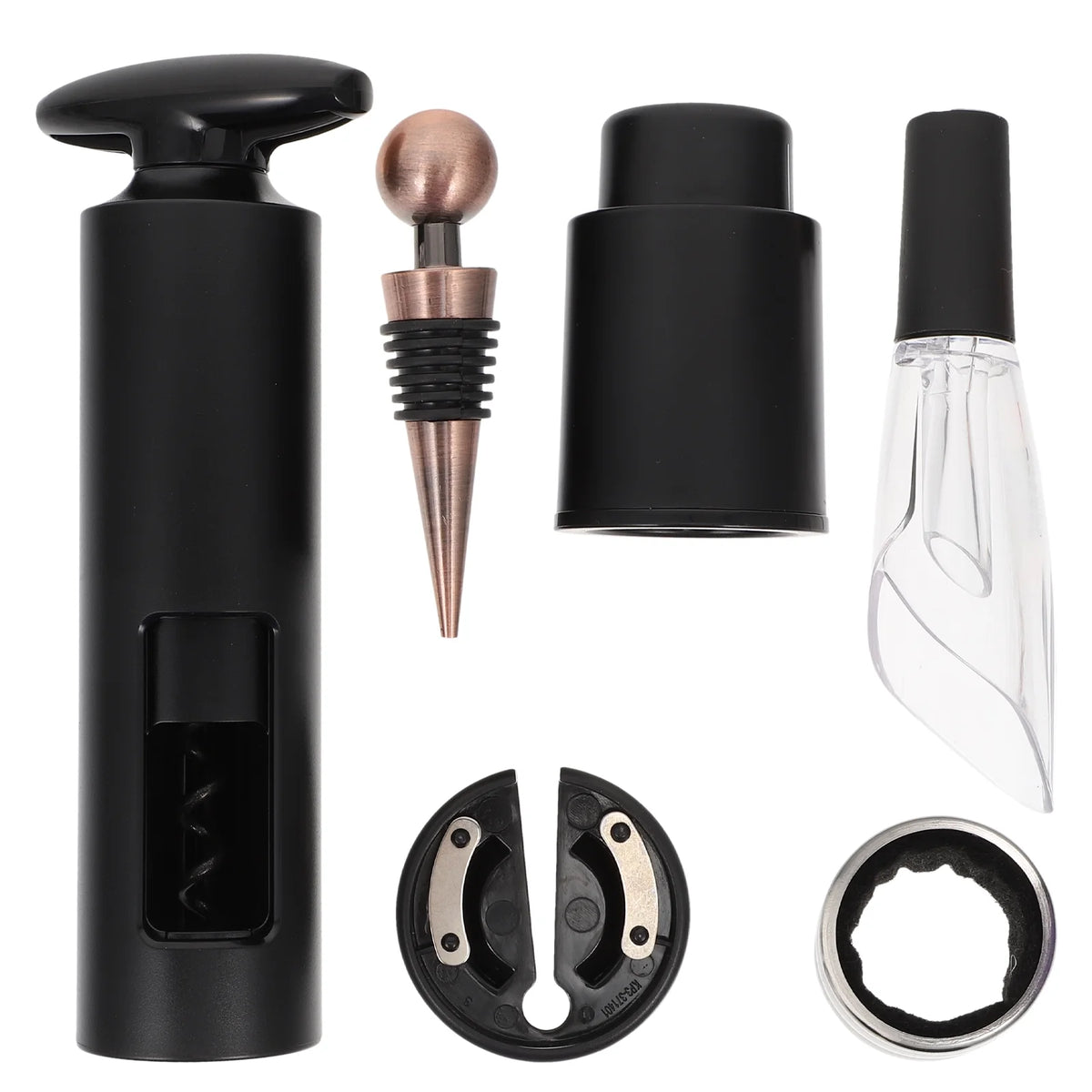6pcs Rotary Corkscrew Decanter Set N55616