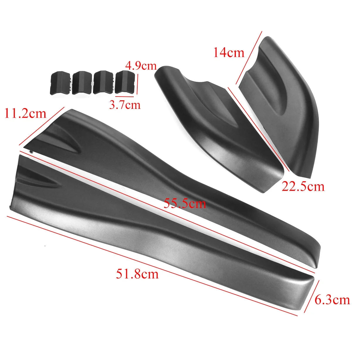 Black Car Roof Rack Rail End Cover Cap for Hyundai Tucson R472518