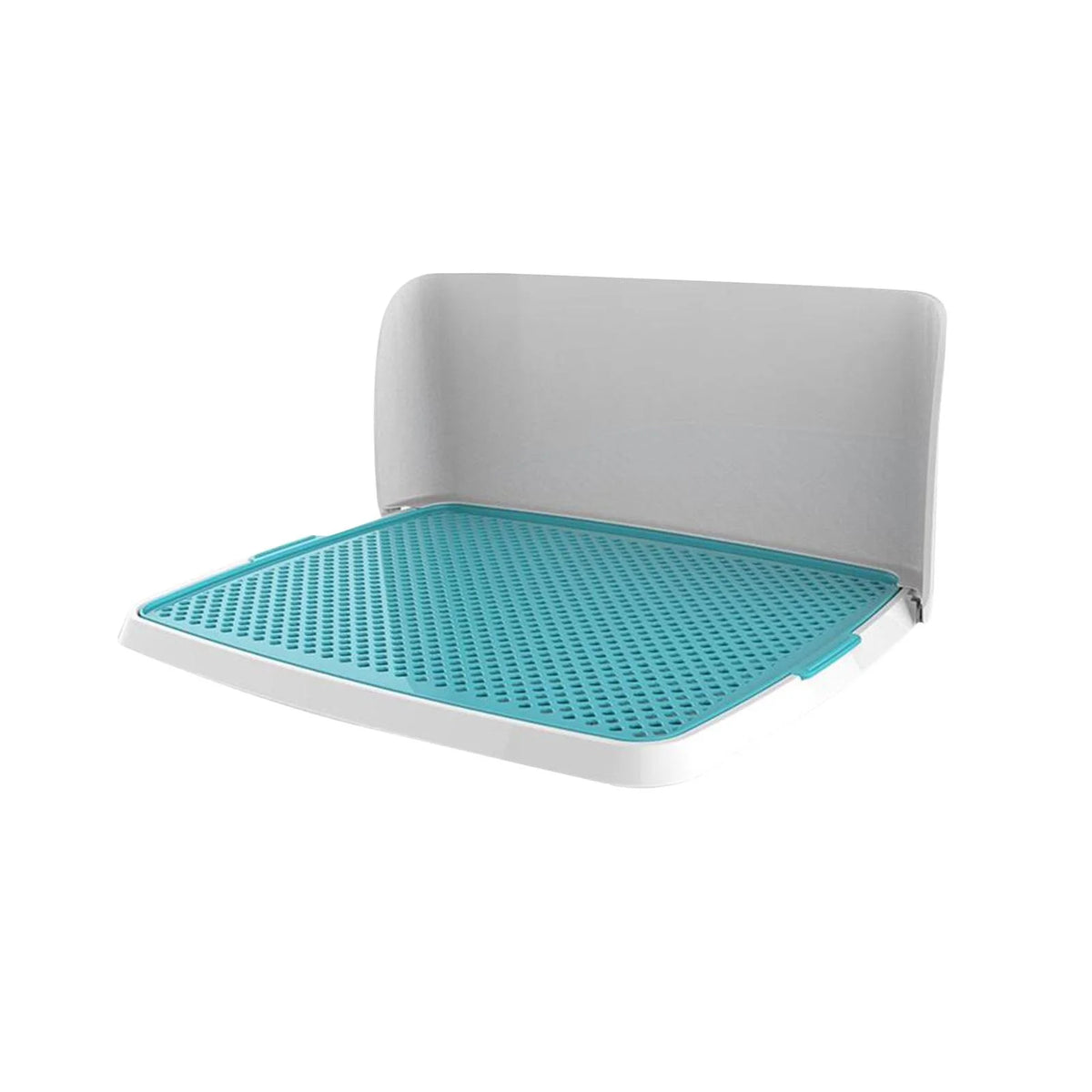 Collapsible Dog Potty Tray with Detachable Mesh Grate Blue 48x36x21cm E2500