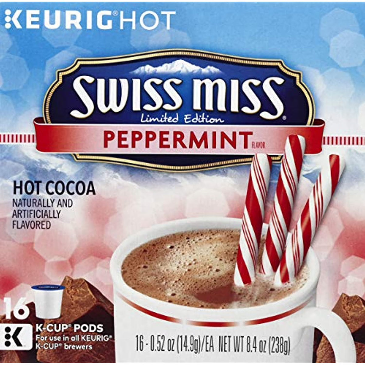 16 Count Peppermint Hot Cocoa K-Cups M379857